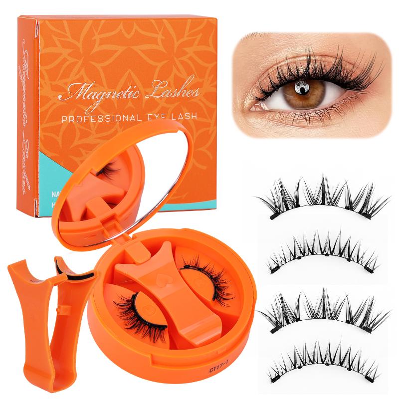 Magnetic 3D Eyelashes Set Natu - Women Accessories Organizer บทวิจารณ์และราคา