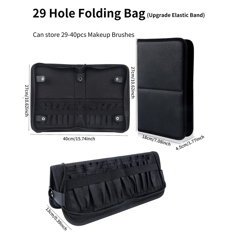 29/23 Holes Foldable Makeup Br - Women Accessories Organizer บทวิจารณ์และราคา