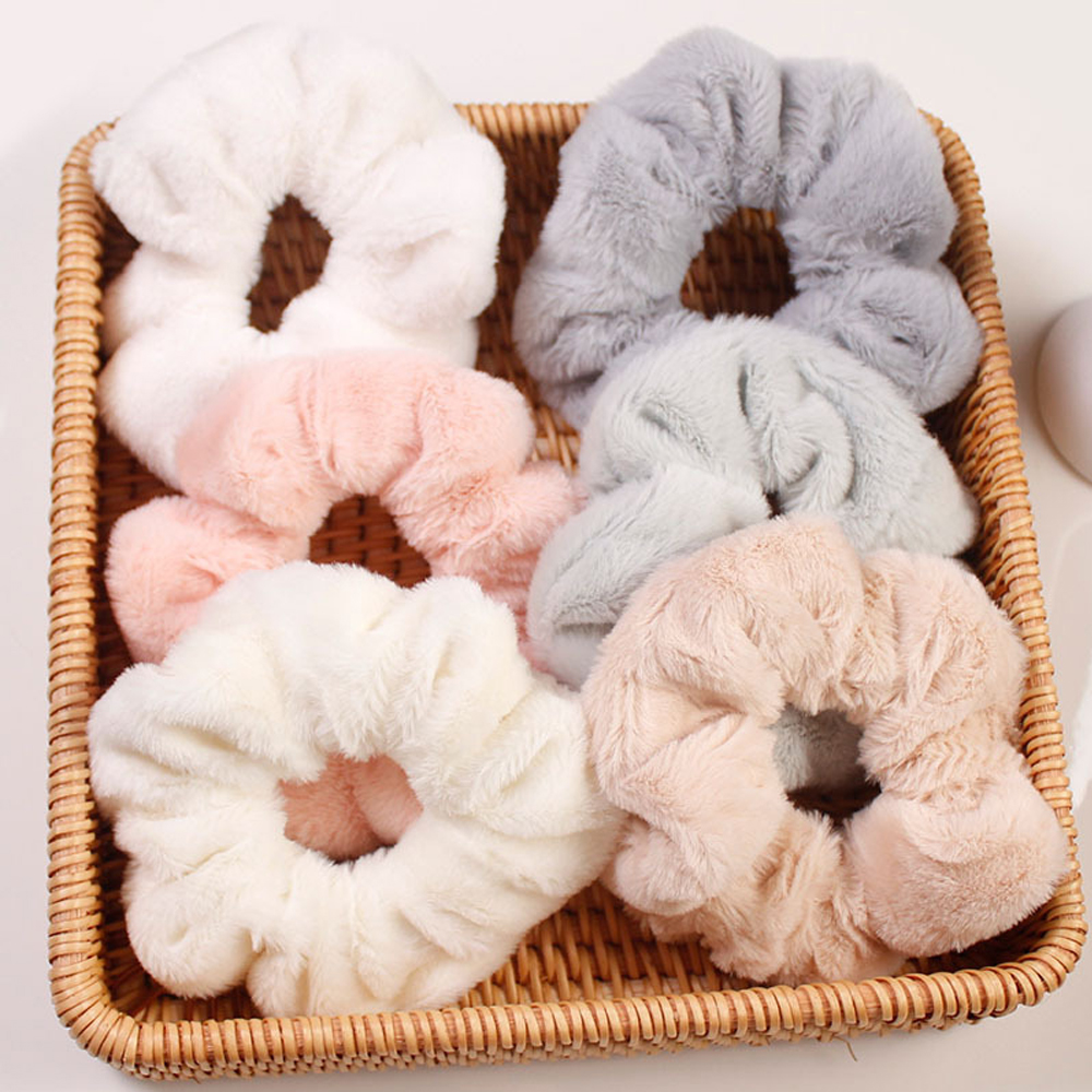 6PCS Set Velvet Soft Elastic H - Hair Tie Velvet บทวิจารณ์และราคา