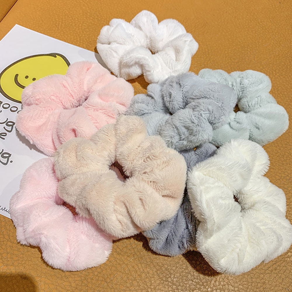 6PCS Set Velvet Soft Elastic H - Hair Tie Velvet บทวิจารณ์และราคา