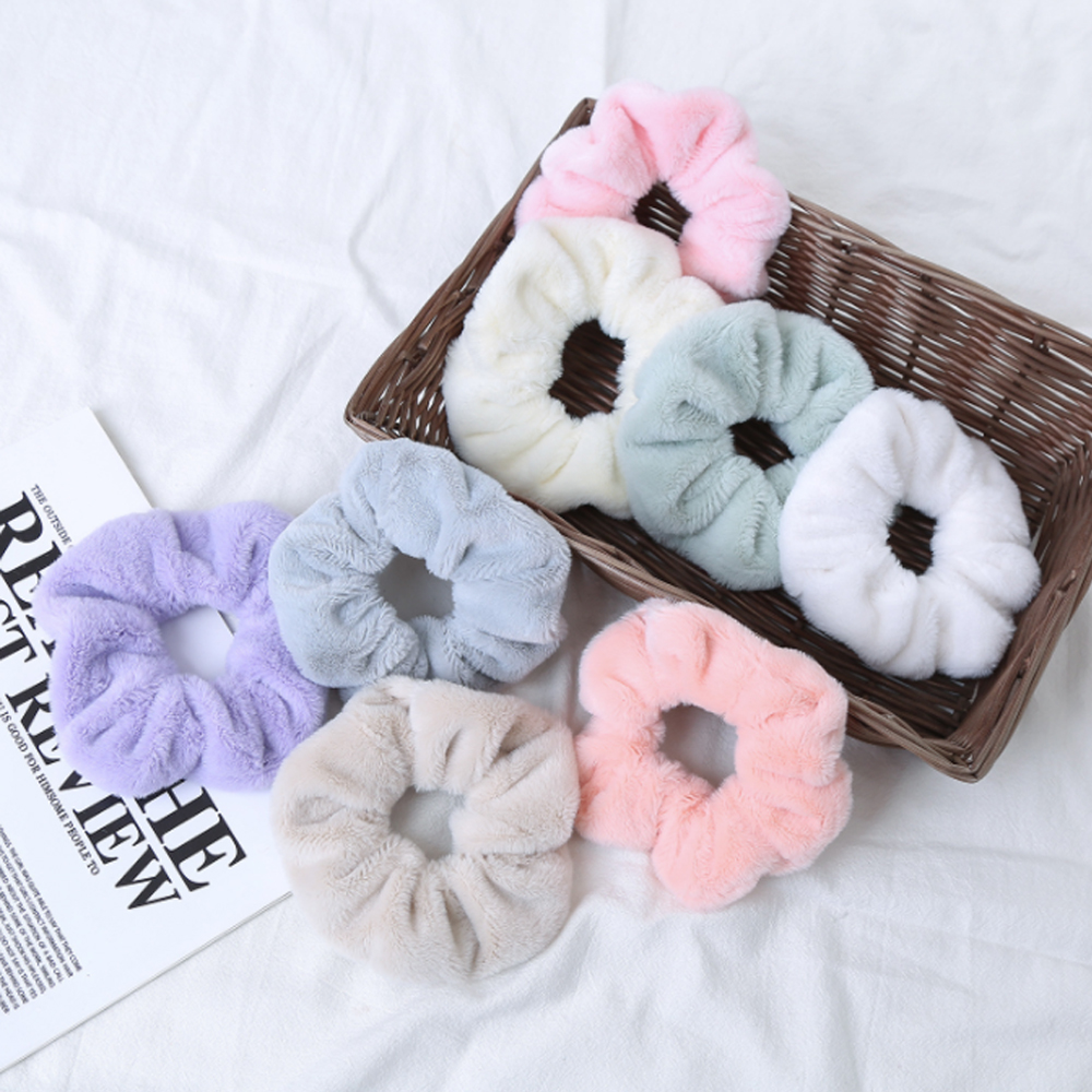 6PCS Set Velvet Soft Elastic H - Hair Tie Velvet บทวิจารณ์และราคา