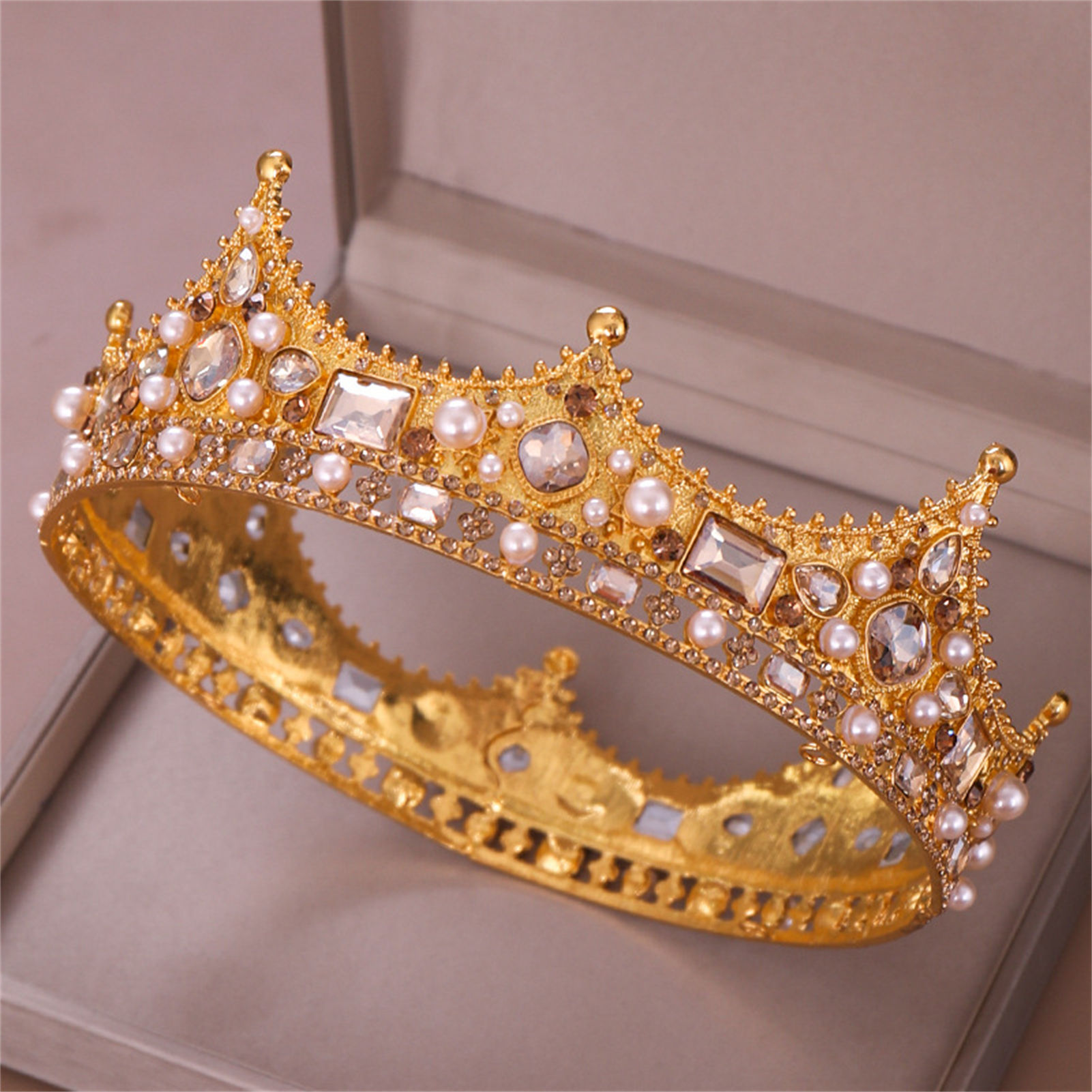 Alloy Crown Tiara Retro Bridal - Women Accessories For Wedding บทวิจารณ์และราคา