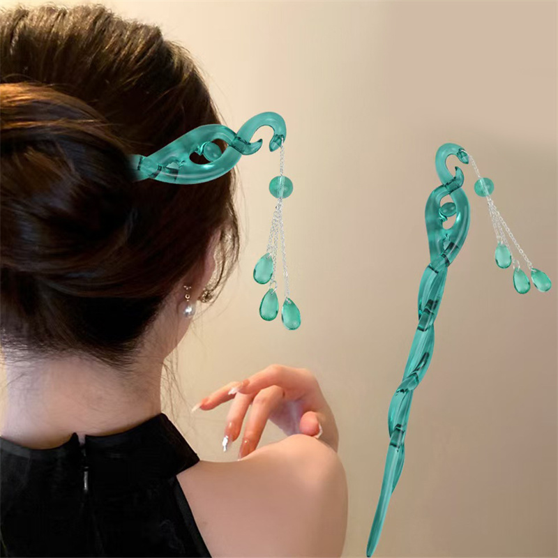Hot！Chinese Elegant Women's Ha - Women Accessories Aesthetic บทวิจารณ์และราคา