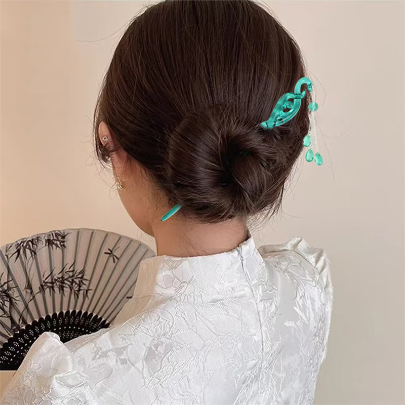 Hot！Chinese Elegant Women's Ha - Women Accessories Aesthetic บทวิจารณ์และราคา