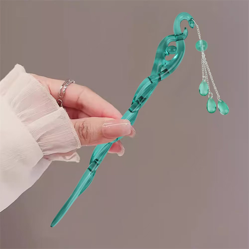 Hot！Chinese Elegant Women's Ha - Women Accessories Aesthetic บทวิจารณ์และราคา