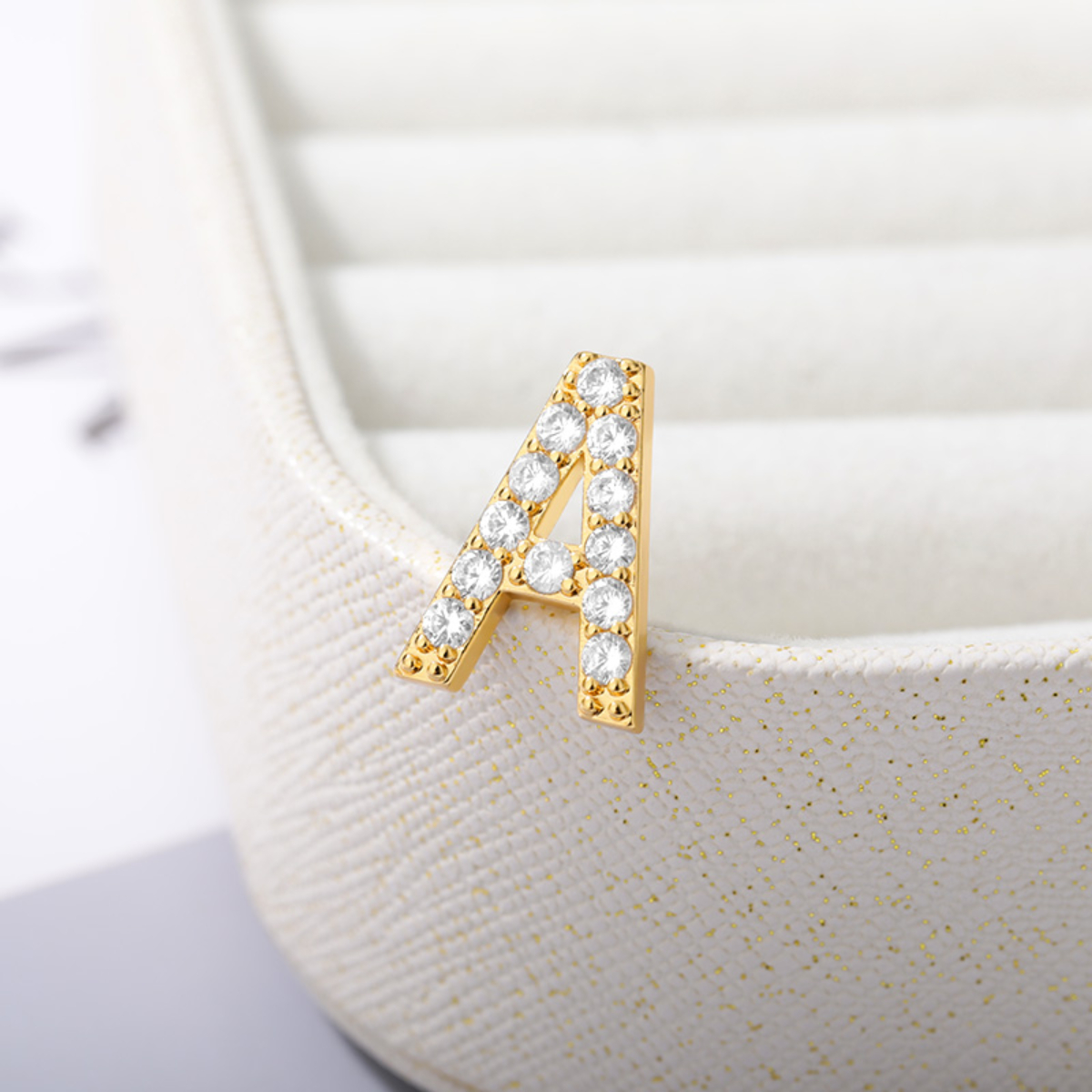 Shiny Zircon Letter Brooches F - Women Accessories Name In English บทวิจารณ์และราคา