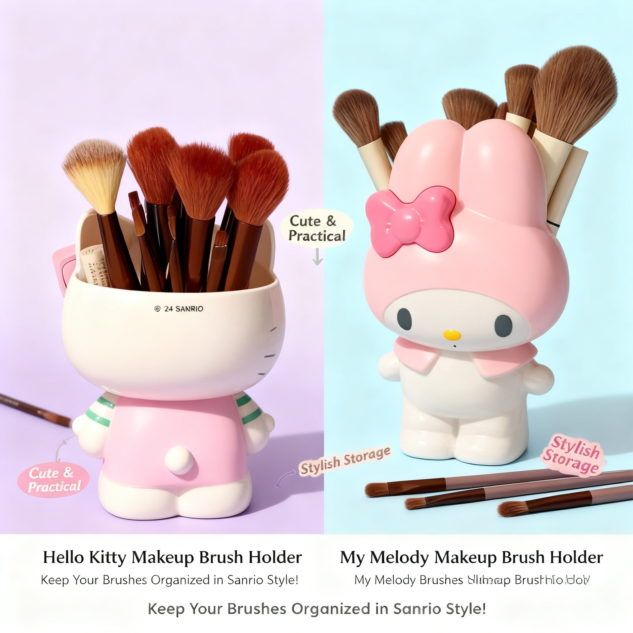 My Melody Hello Kitty Makeup B - Women Accessories Organizer บทวิจารณ์และราคา